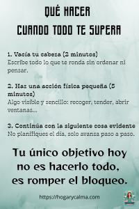 Mini guía descargable "Qué hacer cuando todo te supera"